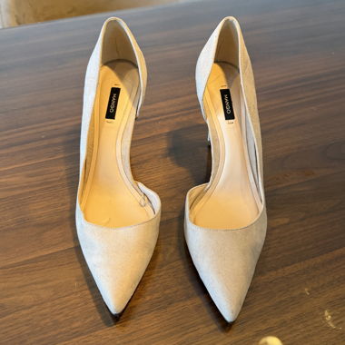 Décolleté Mango beige