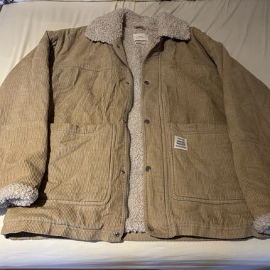 Cappotto in velluto a coste