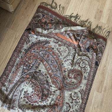 Paisley Schal mit Fransen