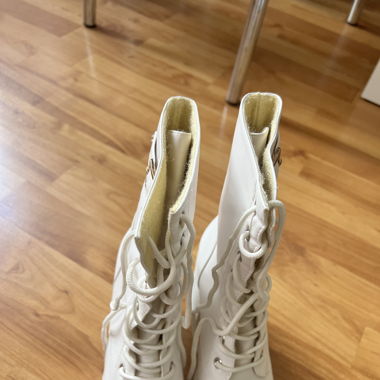 botte femme blanches taille 35