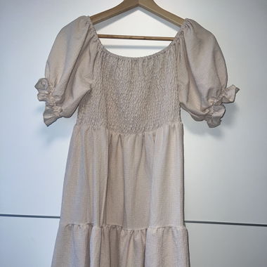 Strandkleid beige