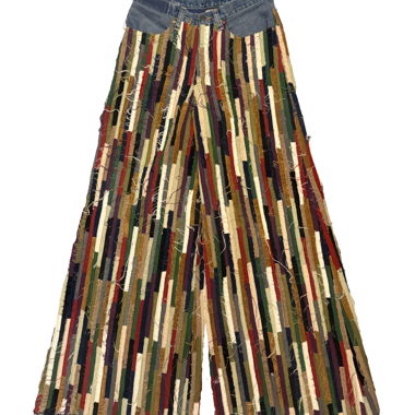 Colorful patchwork Pants