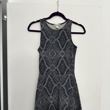 Robe sans manche imprimée 