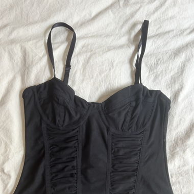 black mesh corset 