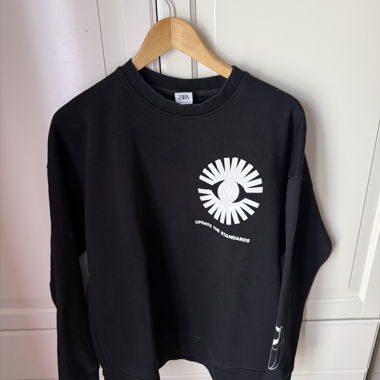 Schwarzer Zara Sweatshirt