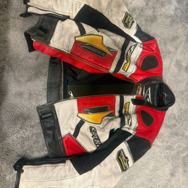 Spyke Racing Lederjacke Grösse 50