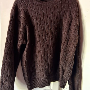 Pull laine torsadé