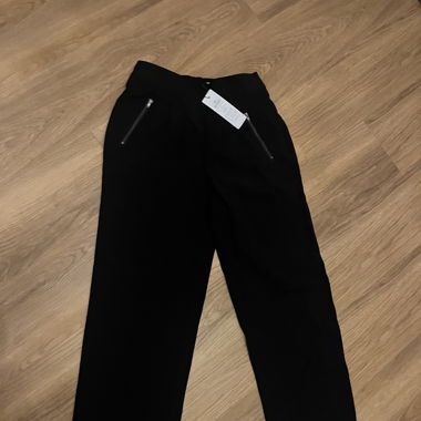 Stoffhose Schwarz 