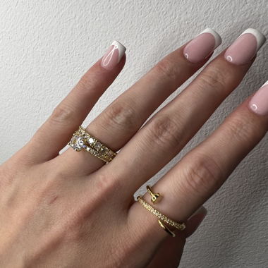 Ringset Gold Gr. 6