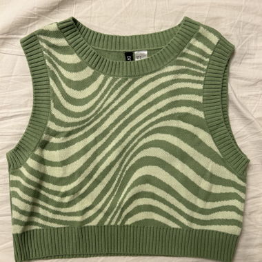 Gilet smanicato verde