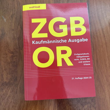 ZGB kaufmännische Ausgabe OR