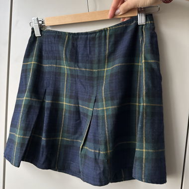 Brandy Melville checked mini skirt