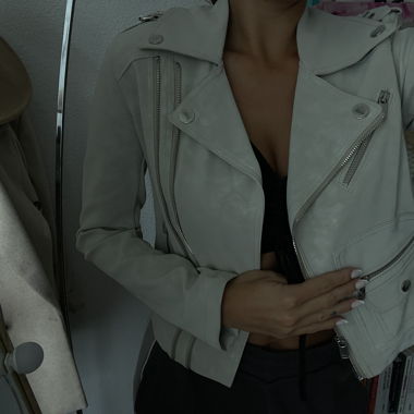 Guess Veste en cuir