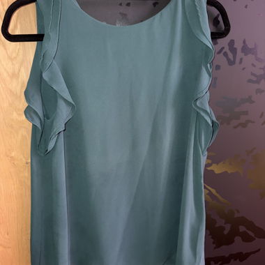 Green Sleeveless Top