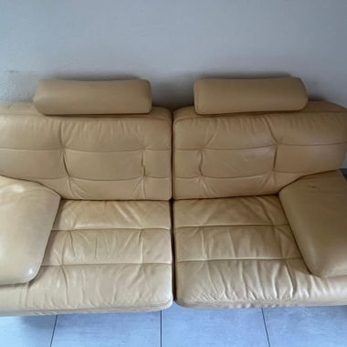 Ledercouches zu verkaufen (Set aus 2)