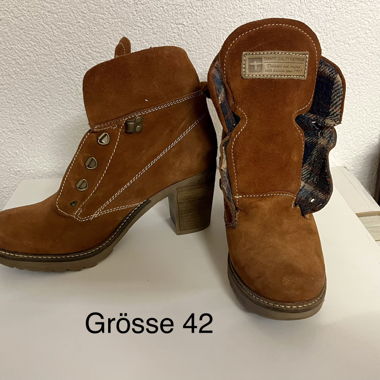 Stivaletti in pelle scamosciata da donna Taglia 42