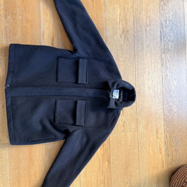 Black shirt-jacket / overshirt