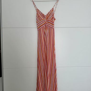 Gestreiftes MNG Maxikleid
