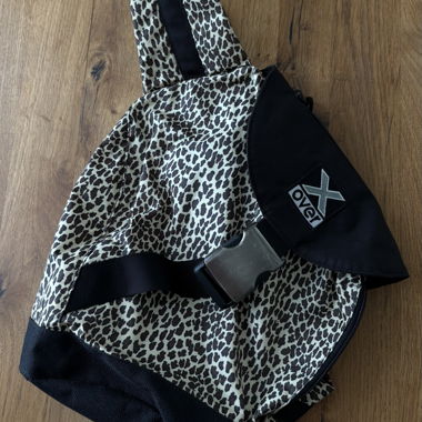 Petit sac à dos imprimé léopard