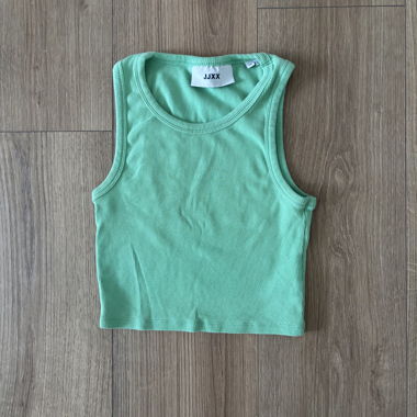 Top corto a coste JJXX verde XS