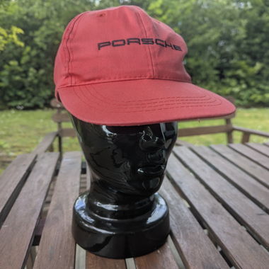 Casquette Vintage Porsche rouge