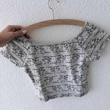 Top corto in pizzo Tally Weijl