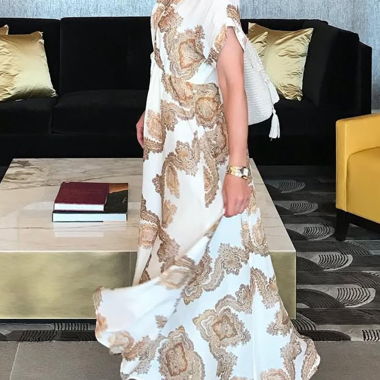 H&M Paisley-Maxikleid (Small)