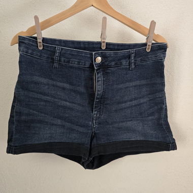 Elastische High Waist Hotpants