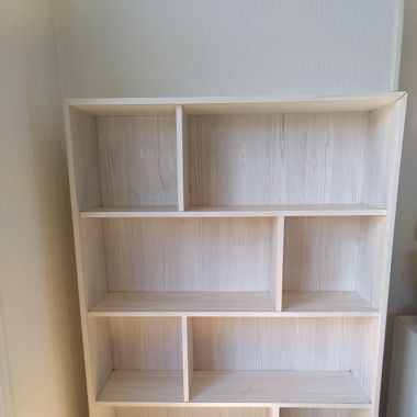 Bibliothèque étagère en bois