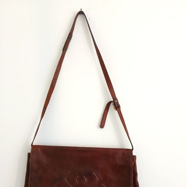 Vintage leather bag The BRIDGE