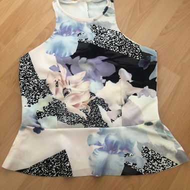 Zara Collection W&B Top Gr L