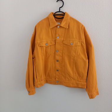Jeansjacke gelb Weekday