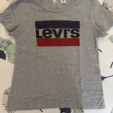 T-shirt Levi's grigio con logo