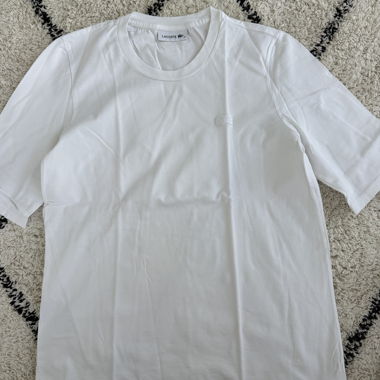 T-shirt blanc Lacoste, taille 36