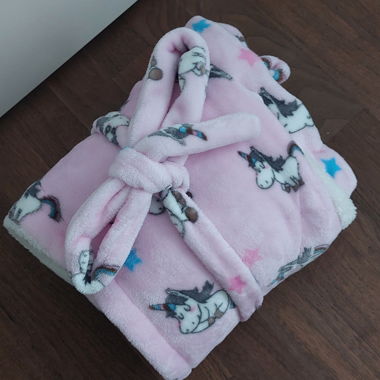 Einhorn Kinder Bademantel