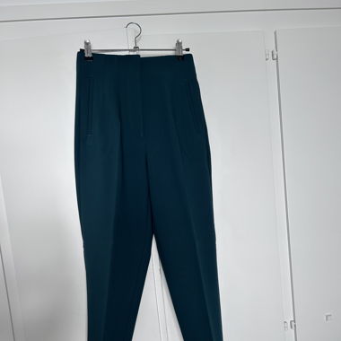 Türkise Stoffhose