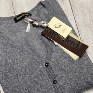 Mix Kaschmir Strickjacke cashmere