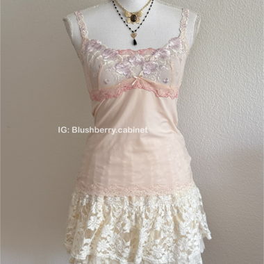Japanisches Orange Nylon Cami Grösse XS/S