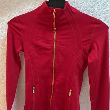 Veste Lululemon fermeture éclair dorée