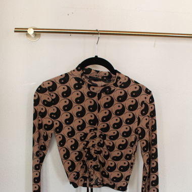 Yin Yang langarm shirt