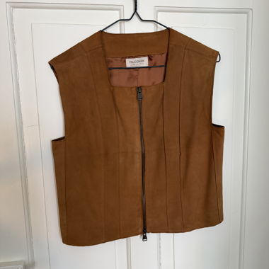 Falconeri suede vest