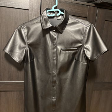 Robe similicuir 