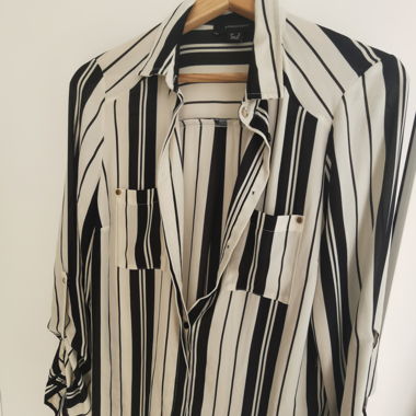 Bluse mit Streifen