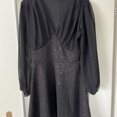 Black Sequin Dress