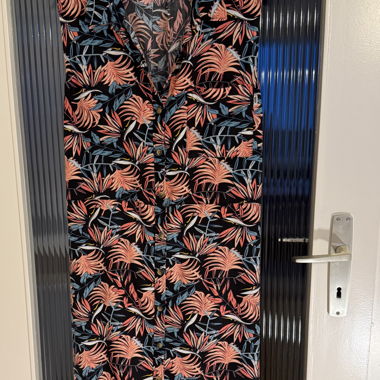 Robe Vans motif tropical 
