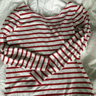 T-shirt rayé manches longues