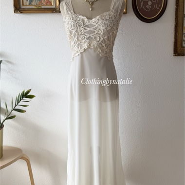 Vestito lungo in chiffon California Dynasty taglia M