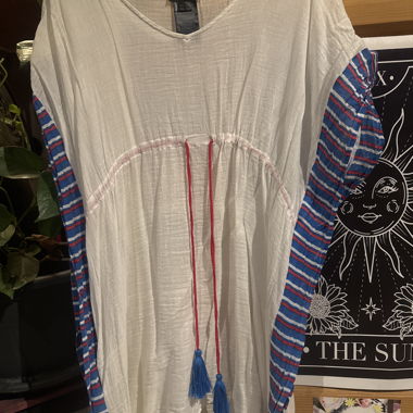 Esma Tunika-Kleid mit Kordelzug (Strandkleid) 