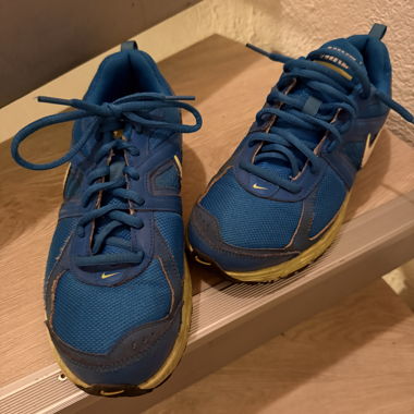 Nike Laufschuhe Blau/Gelb