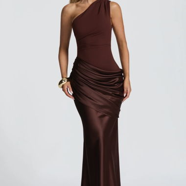 Babydoo (SADONA MAXI DRESS - PLUM BROWN)